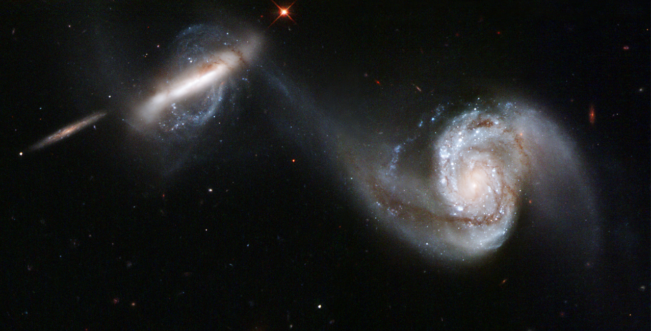 Interacting galaxy pair Arp 87.